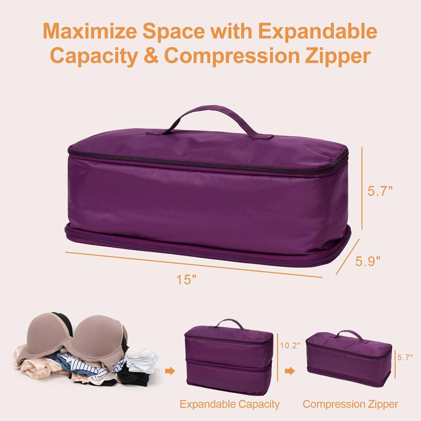 Cambond Travel Underwear Organizer Bag