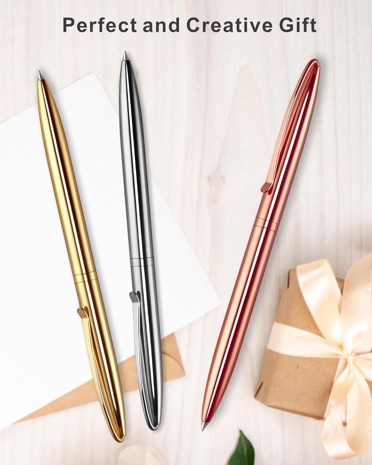 Cambond Retractable Ballpoint Pens,3 Pens with 6 Refills