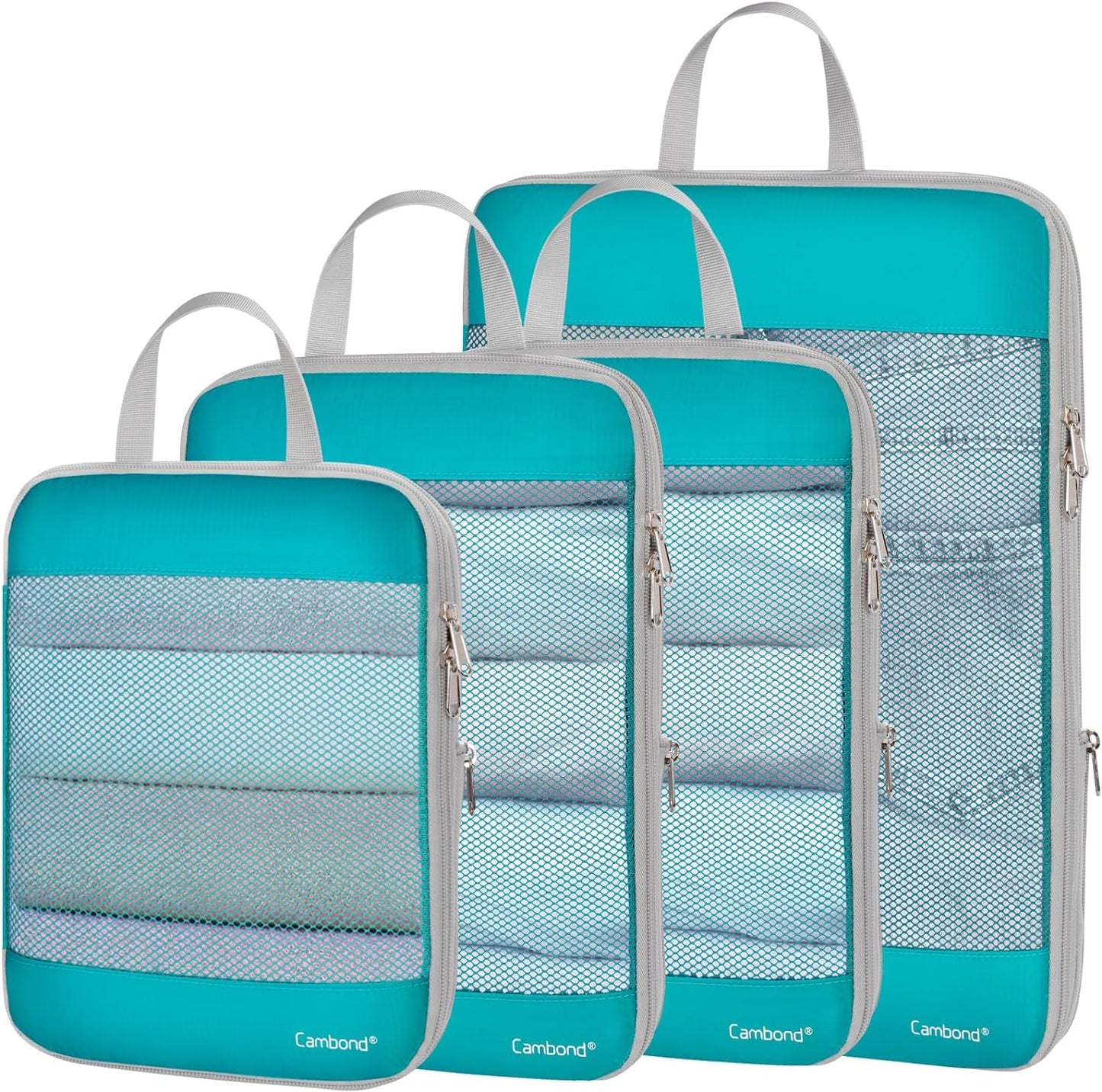 Cambond See Through Mesh Compression Packing Cubes