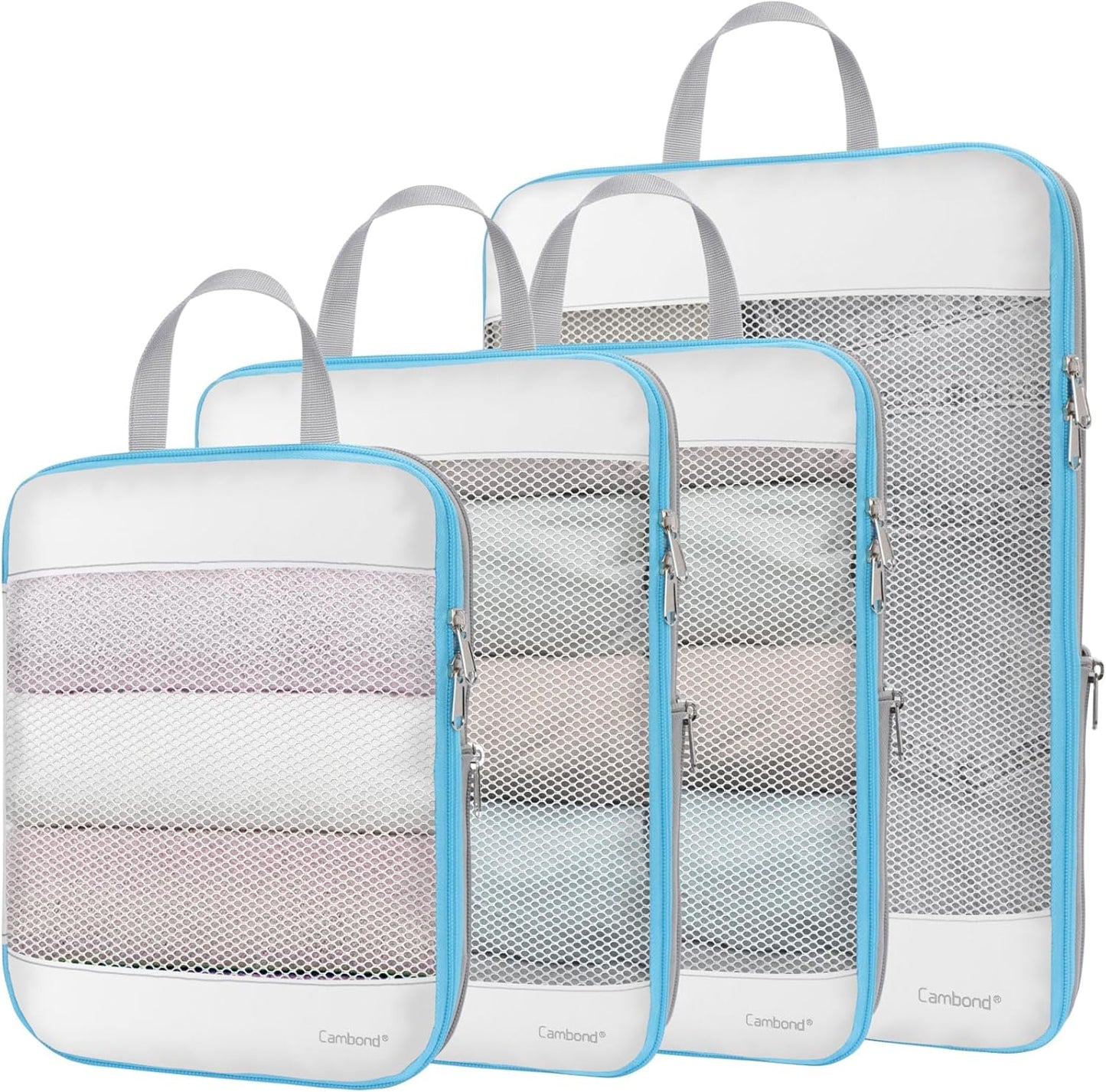 Cambond See Through Mesh Compression Packing Cubes