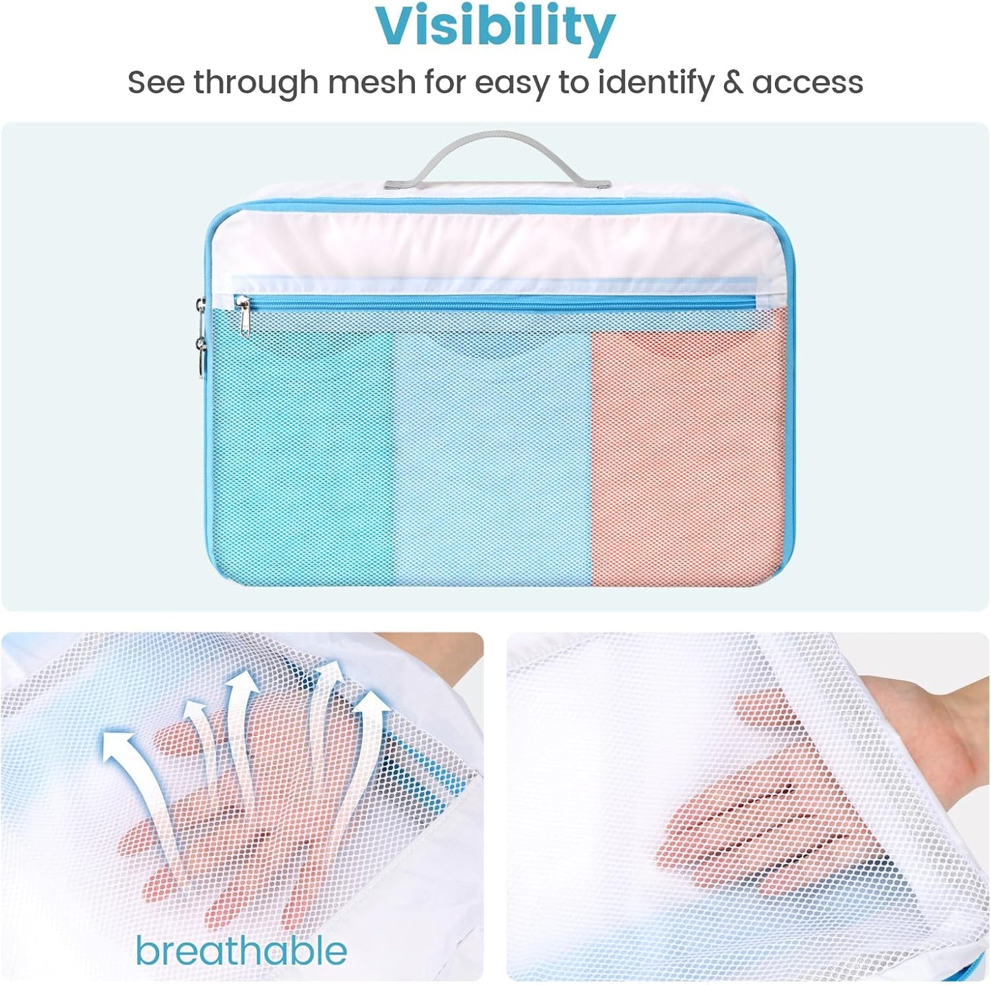 Cambond Mesh Packing Cubes for Suitcase