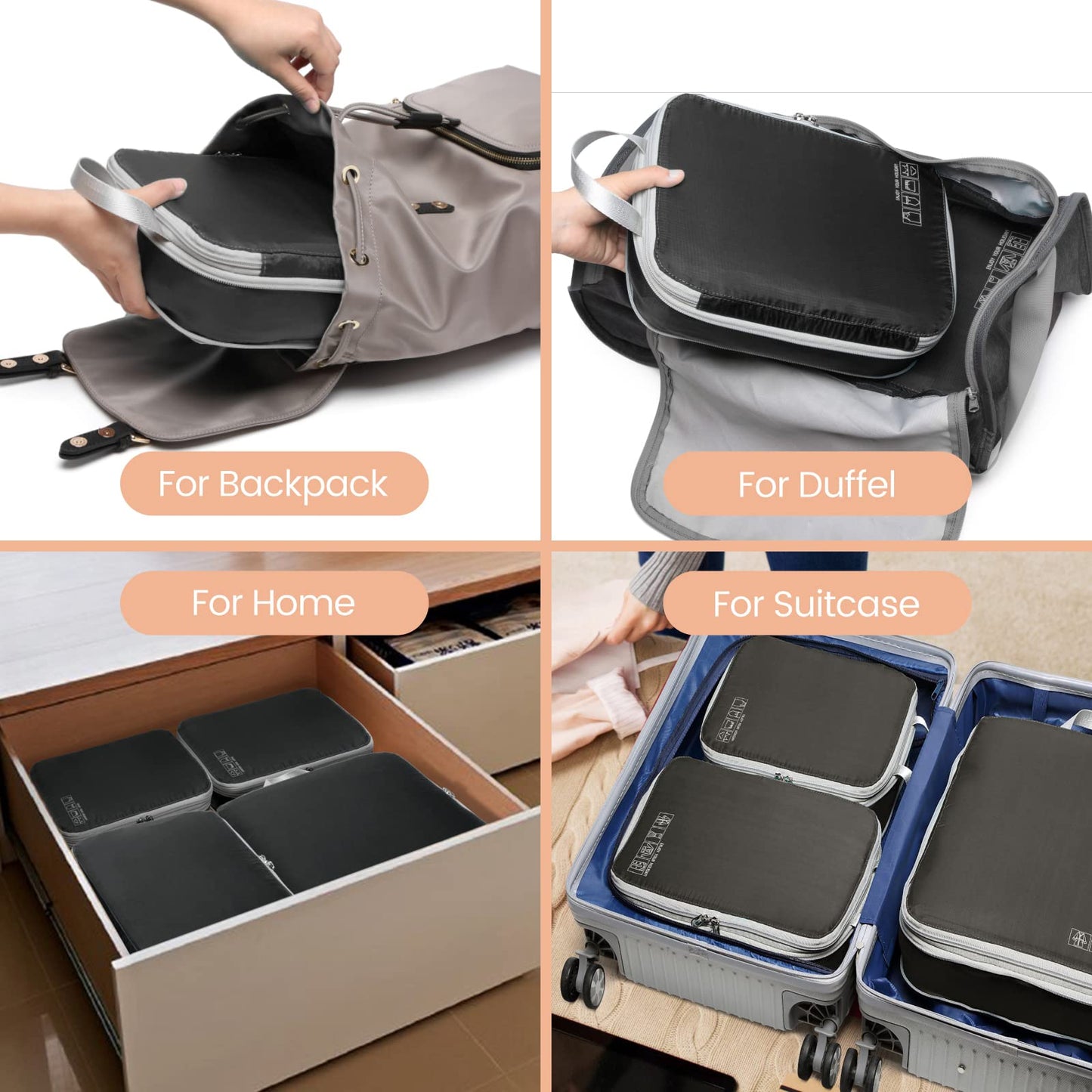 Compression Packing Cubes