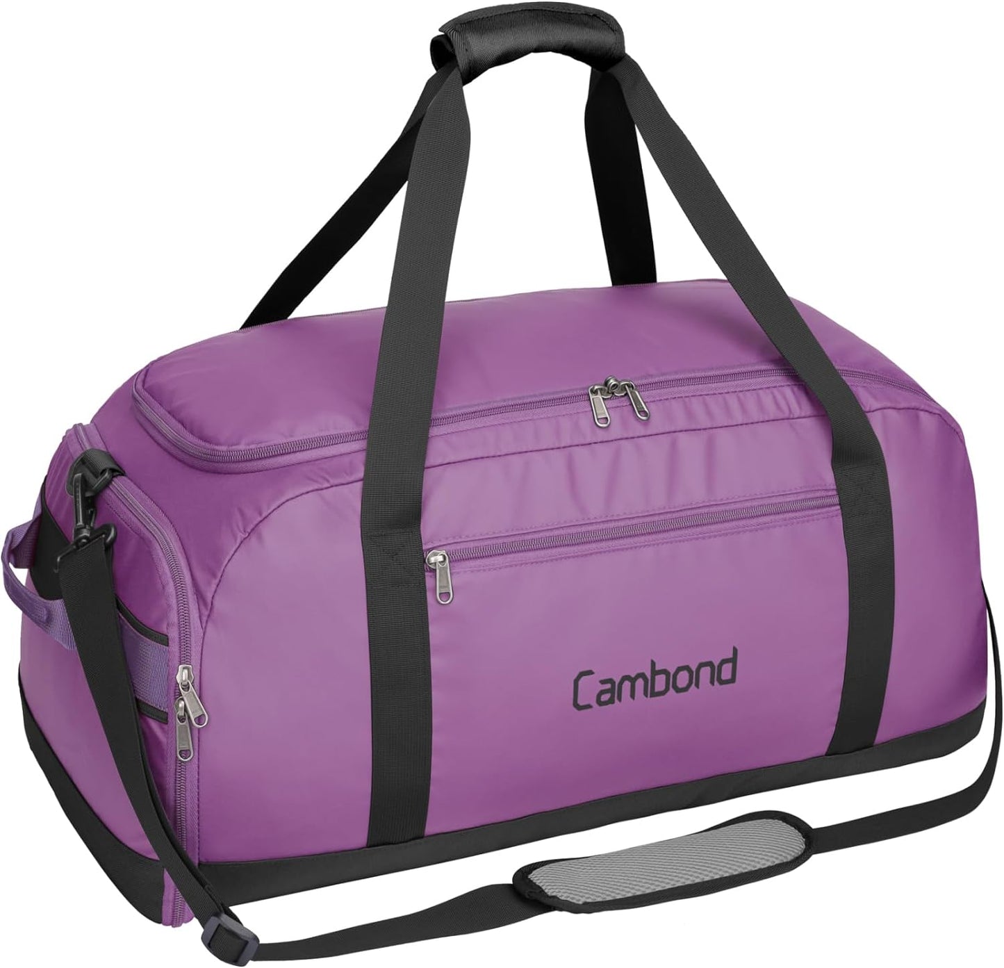 Cambond Large Duffle Bag for Travel - Foldable Travel Bag with Shoe Compartment for Men Women