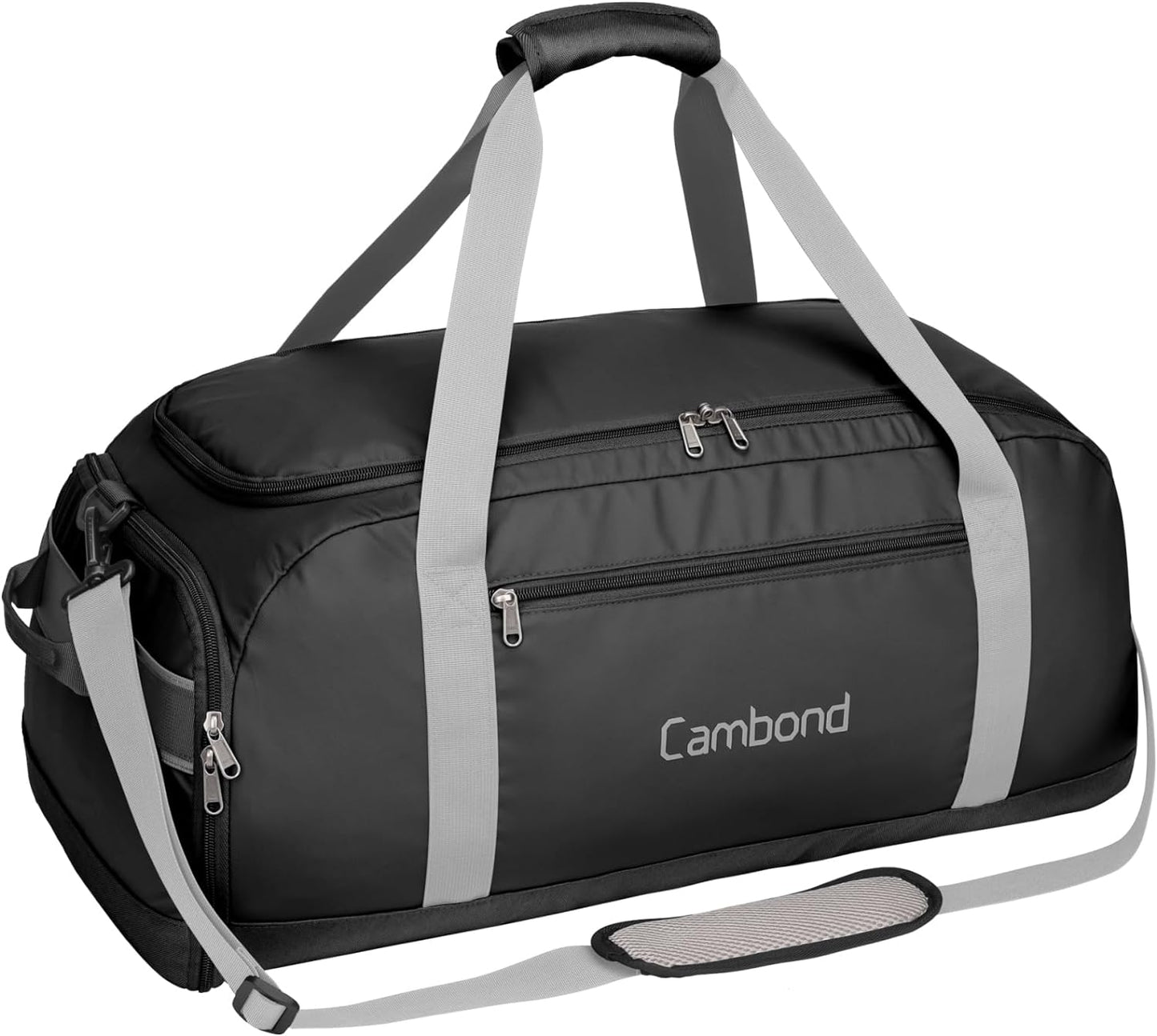 Cambond Large Duffle Bag for Travel - Foldable Travel Bag with Shoe Compartment for Men Women