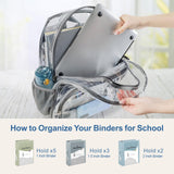 Clear laptop backpack